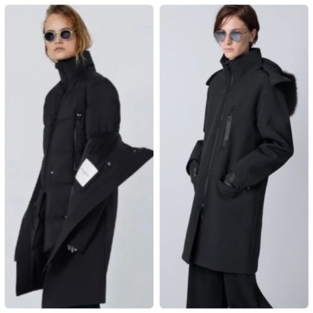 The Arrivals Halstrom 3-in-1 Modular Down Coat Black S